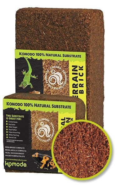 Komodo Komodo Tropical Terrain Brick M - podłoże z włókien kokosa 4l