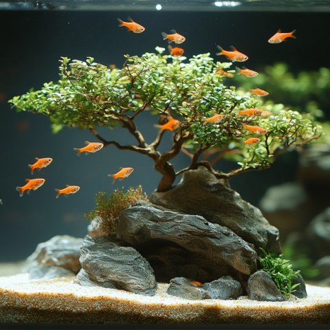 Kruger Meier Kruger Meier Amber Glow Quartz 2-3,5 mm - Żwirek akwarystyczny 2 kg