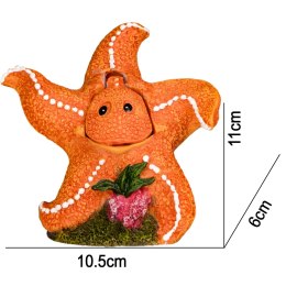 Kruger Meier Kruger Meier Happy Starfish - Ozdoba do akwarium 10.5x6x11 cm
