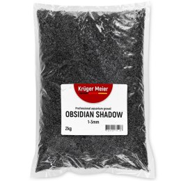 Kruger Meier Kruger Meier Obsidian Shadow 1-3 mm - Żwirek akwarystyczny 2 kg