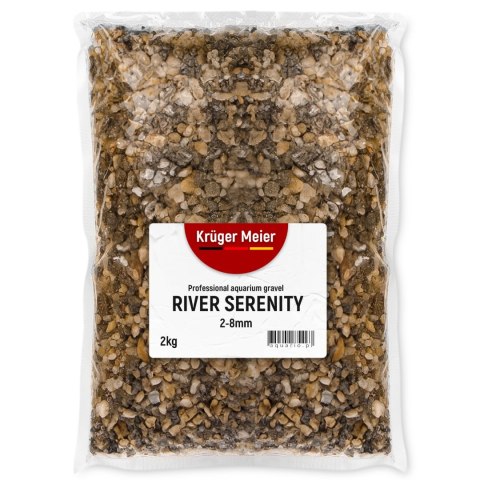 Kruger Meier Kruger Meier River Serenity 2-8 mm - Żwirek akwarystyczny 2 kg