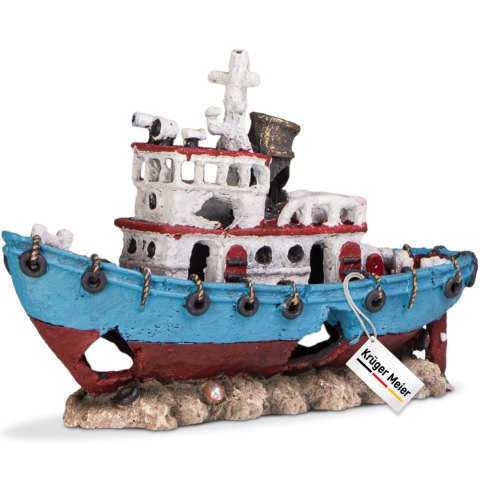 Kruger Meier Kruger Meier Shipwreck - Statek do akwarium 28x9x18 cm