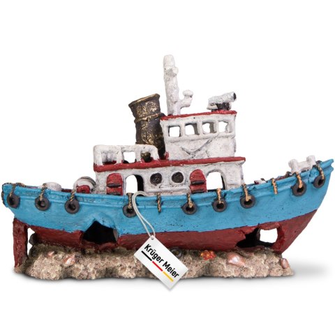 Kruger Meier Kruger Meier Shipwreck - Statek do akwarium 28x9x18 cm