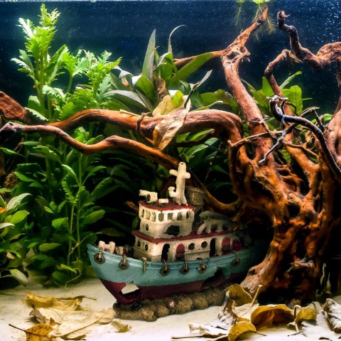 Kruger Meier Kruger Meier Shipwreck - Statek do akwarium 28x9x18 cm