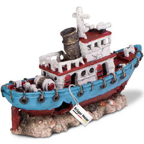 Kruger Meier Kruger Meier Shipwreck - Statek do akwarium 28x9x18 cm