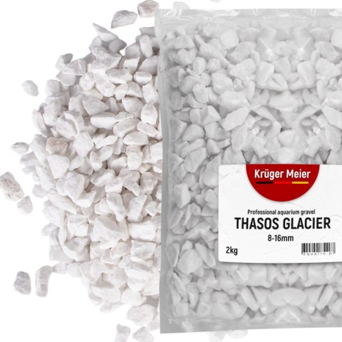 Kruger Meier Kruger Meier Thasos Glacier 8-16 mm - Żwirek akwarystyczny 2 kg