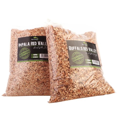 Terrario Buffalo Red Valley 5l - średnie zrębki olcha Terrario