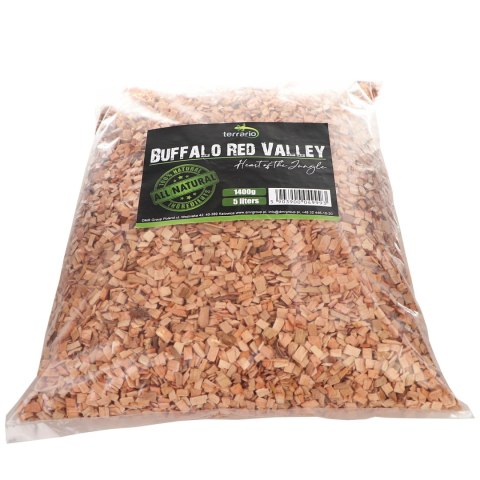 Terrario Buffalo Red Valley 5l - średnie zrębki olcha Terrario