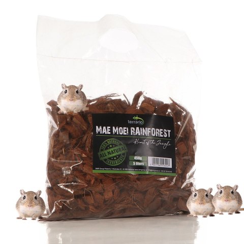 Terrario Terrario Mae Moei Rainforest 5l 450g - duże zrębki kokosa