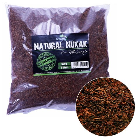 Terrario Terrario Natural Nukak 5l 500g - podłoże z włókien kokosa
