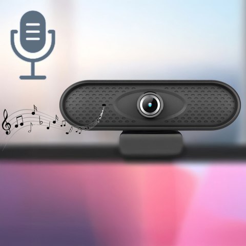 Kamera internetowa USB Nano RS, HD 1080P (1920x1080) z wbudowanym mikrofonem, długość przewodu 1.7m, 30fps, RS680