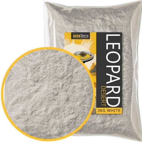 Aventerra Aventerra Sweden LEOPARD Desert White 3kg - glina do terrarium
