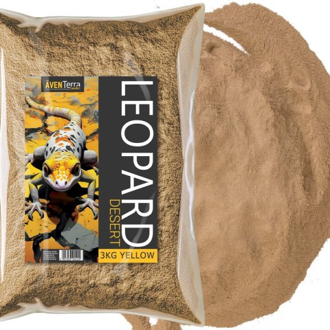 Aventerra Aventerra Sweden LEOPARD Desert Yellow 3kg - glina do terrarium