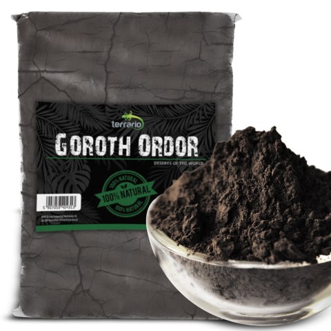 Terrario Terrario Goroth Ordor 1kg - czarna glina do terrarium pustynnego