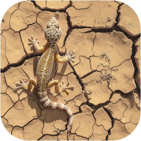 Terrario Terrario Leopard Desert 1kg - podłoże spękana ziemia pustynna