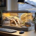 Terrario Terrario Sabertooth Skull - czaszka tygrysa do terrarium 13x8,5x11 cm