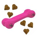 Aqua Nova Pet Nova zabawka - kość na przysmaki z aromatem wołowiny różowa 11cm