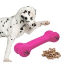Aqua Nova Pet Nova zabawka - kość na przysmaki z aromatem wołowiny różowa 11cm