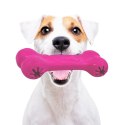 Aqua Nova Pet Nova zabawka - kość na przysmaki z aromatem wołowiny różowa 11cm