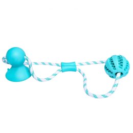 Aqua Nova Pet Nova zabawka - piłka dental z przyssawką miętowa 7cm