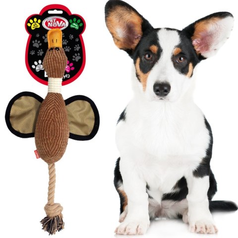 Aqua Nova Pet Nova zabawka pluszowa - kaczka piszcząca 45cm