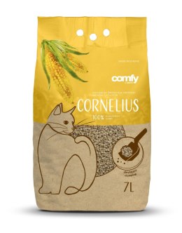 Aquael Comfy Cornelius Natural 7l - żwirek kukurydziany dla kota