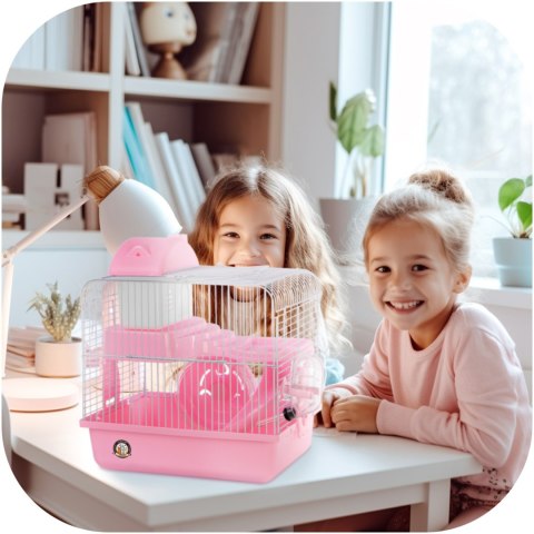 Furrever Friends Furrever Friends Miku Homie M Pink - klatka dla małych gryzoni kompletny zestaw