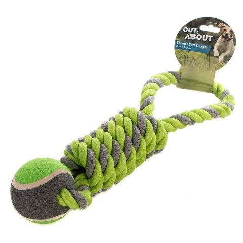 Happypet HappyPet Tennis Ball Tugger - piłka tenisowa z sznurem