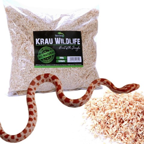 Terrario Krau Wildlife 5l - włókno drewniane Aspen / Lignocel Terrario
