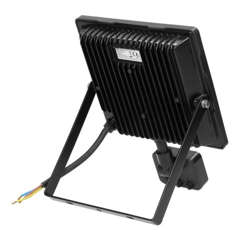 ALLED 50W Naświetlacz LED z PIR, 3700lm, IP44, 4000K, Alu+Glass