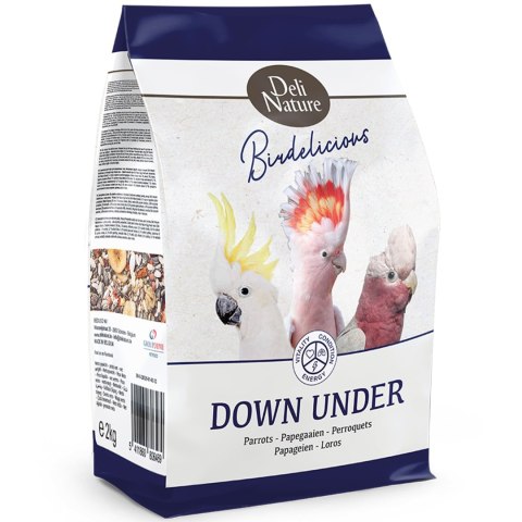 Deli Nature Birdelicious Down Under 750g - pokarm dla dużych papug kakadu Deli Nature