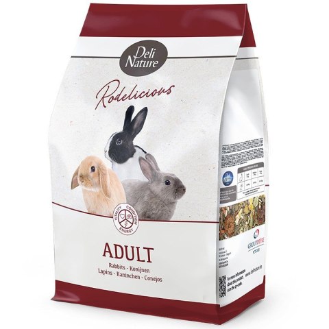 Deli Nature Rodelicious Adult Rabbits - mieszanka dla dorosłych królików 750g Deli Nature