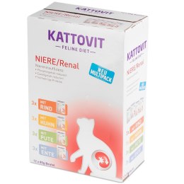 Kattovit Renal Multipack 12x85g - karma dla kotów chorych na nerki KATTOVIT