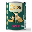MOKRA KARMA DLA PSA 100% DZIK 400G MONOPROTEINOWA BEZZBOŻOWA HIPOALERGICZNA