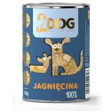 MOKRA KARMA DLA PSA 100% JAGNIĘCINA 400g MONOPROTEINOWA HIPOALERGICZNA