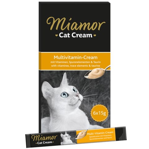 Miamor Cat Cream Multivitamin - paszteciki witaminy 6x15g Miamor