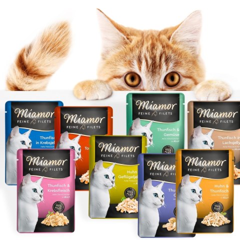 Miamor Filets Thunfisch in Krebsjelly - tuńczyk w galarecie krabowej 100g Miamor