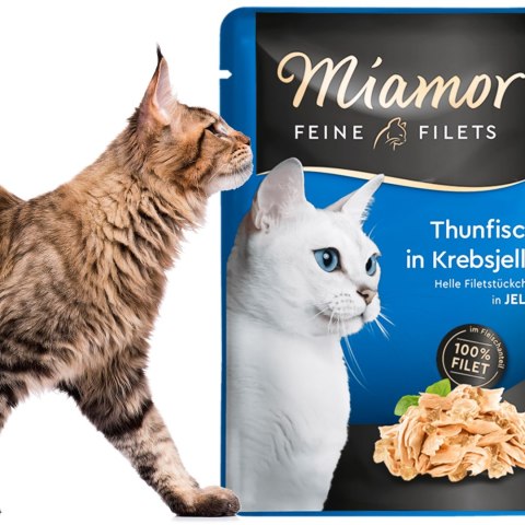Miamor Filets Thunfisch in Krebsjelly - tuńczyk w galarecie krabowej 100g Miamor