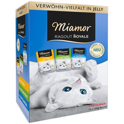 Miamor Royale 12pack Verwohn - kurczak, tuńczyk i królik w galarecie 12x100g Miamor