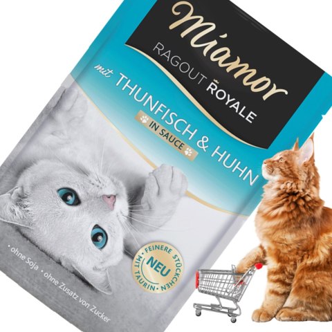 Miamor Royale mit Thunfisch & Huhn - mokra karma tuńczyk i kurczak w sosie 100g Miamor