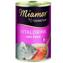 Miamor Vitaldrink mit Ente - kaczka zupka dla kotów 135ml Miamor