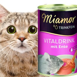 Miamor Vitaldrink mit Ente - kaczka zupka dla kotów 135ml Miamor