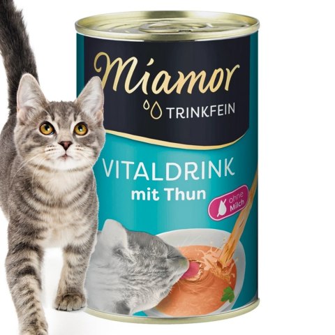 Miamor Vitaldrink mit Thun - tuńczykowa zupka dla kotów 135ml Miamor