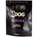 PÓŁWILGOTNA KARMA DLA PSÓW 2DOG KONINA 65% MONOPTOTEINOWA 3 KG BEZ ZBÓŻ