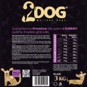 PÓŁWILGOTNA KARMA DLA PSÓW 2DOG KONINA 65% MONOPTOTEINOWA 3 KG BEZ ZBÓŻ