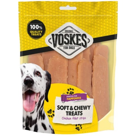 Voskes Chicken Fillet strips 400g - przysmak dla psów Voskes