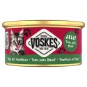 Voskes Jelly Tuna With Beef - tuńczyk z wołowiną w galarecie mokra karma dla kota 85g Voskes