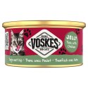 Voskes Jelly Tuna With Chicken - tuńczyk z kurczakiem w galarecie mokra karma dla kota 85g Voskes
