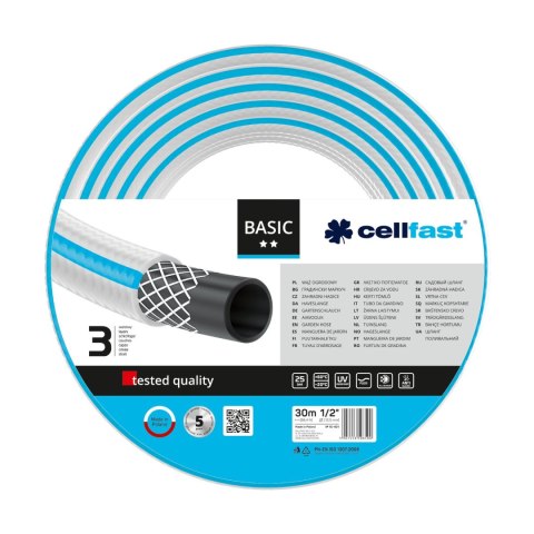 Wąż ogrodowy Cellfast Basic 1/2" 30m